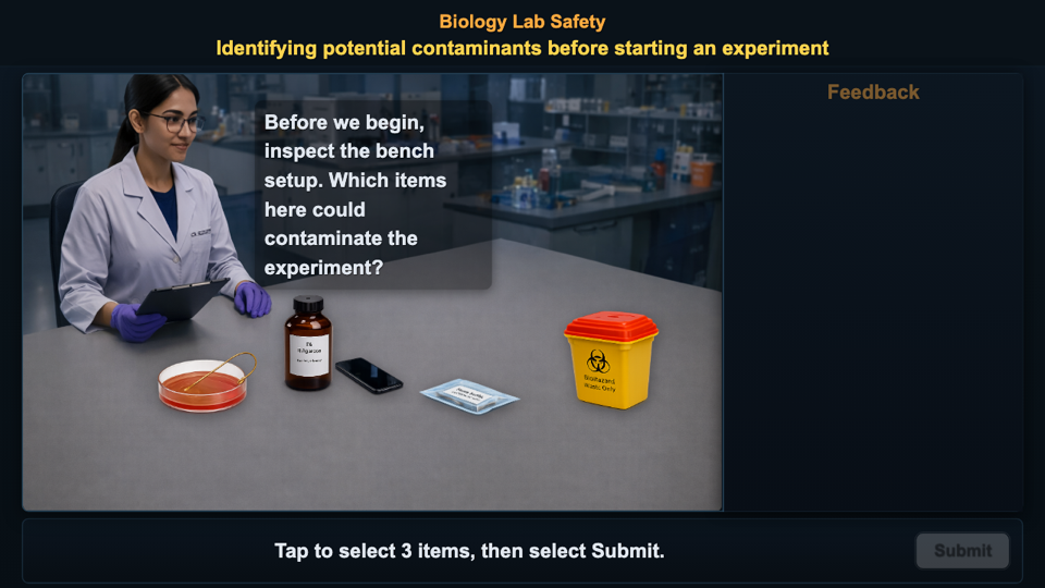 Biology Lab Safety: Spot the Contamination Risks