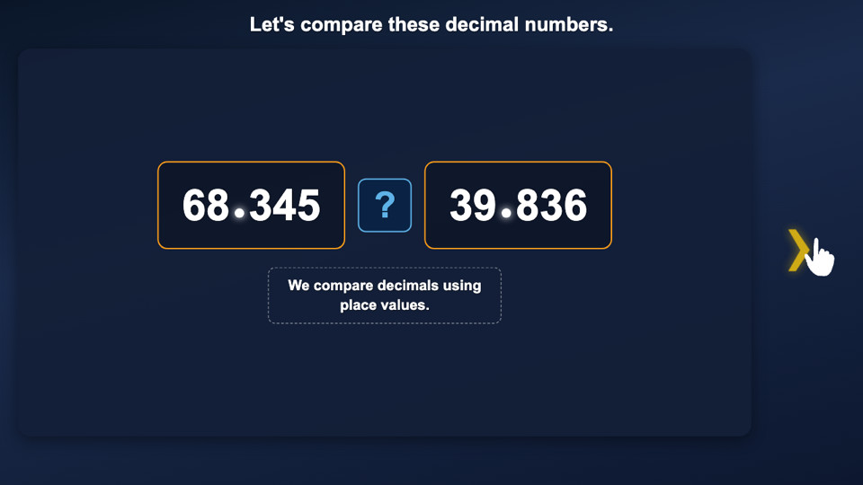 Comparing Decimal Numbers