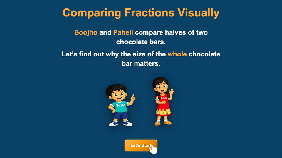 Comparing Fractions Visually